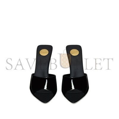 YSL ROMY MULES IN PATENT LEATHER 8066691TV001000